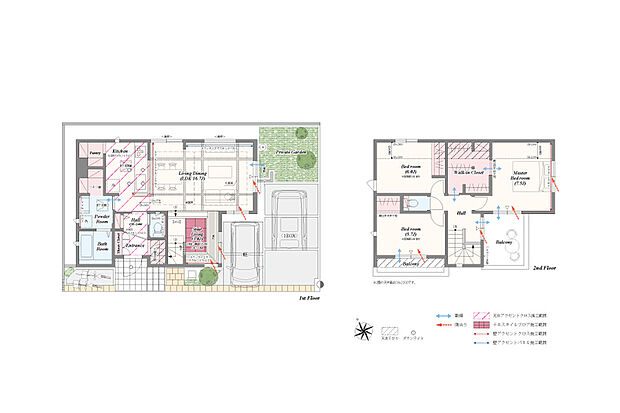 【3LDK】3LDK＋ステアリビング＋土間収納＋パントリー＋リネン庫＋ウォークインクローゼット