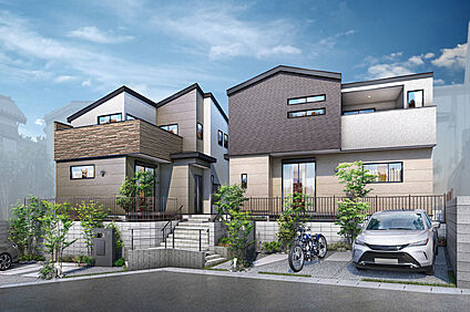 【異素材の調和が紡ぎ出す上質な景観美】