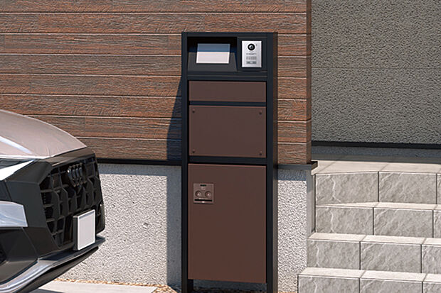 【【宅配ボックス】】外出時でも荷物を受け取ることができる、便利な宅配ボックスを採用しました。配達時間を気にせずに外出できます。※写真はイメージです。