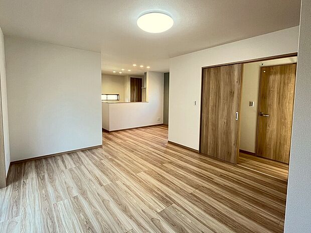 【1号棟 LDKイメージパース】
※画像は設計図面を基に作成したイメージです