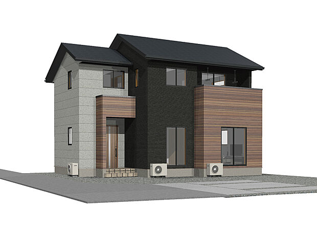 【3号棟外観完成予想図】※パースは設計図面を基にした完成予想図です。