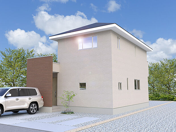 【3号棟　外観イメージパース】
※画像は設計図面を基に作成したイメージです。