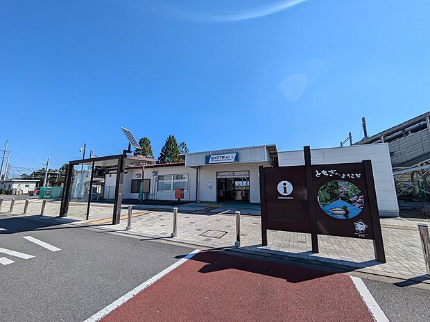 東武鉄道日光線『新大平下』駅（約750m）