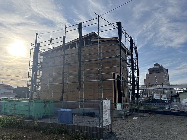 【【3号棟　現地外観】】※令和7年11月時点