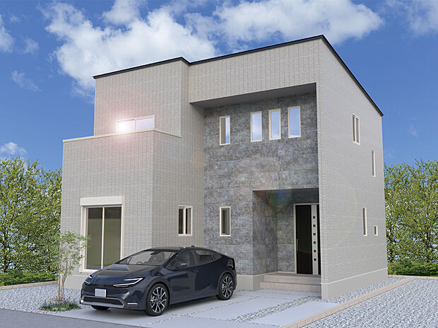 【【1外観完成予想図】】※パースは設計図面を基にした完成予想図です。