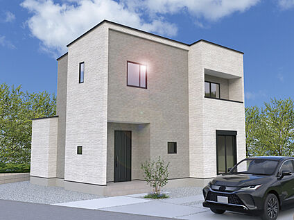 【1号棟外観完成予想図】