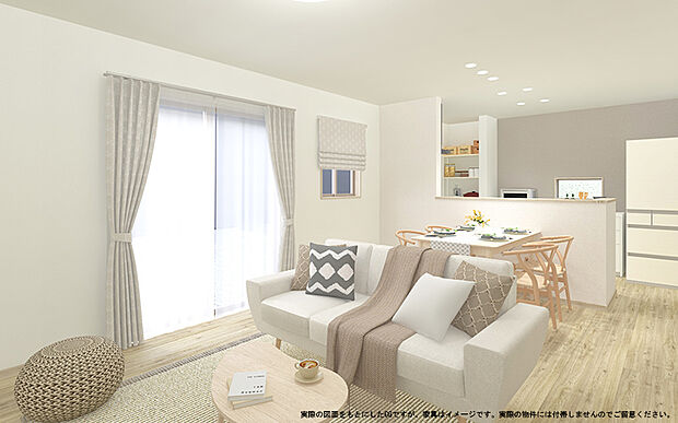 【【3号棟 LDKイメージパース】】※画像は設計図面を基に作成したイメージです。