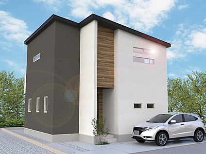 【1号棟外観完成予想図】