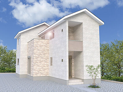 【1号棟外観完成予想図】