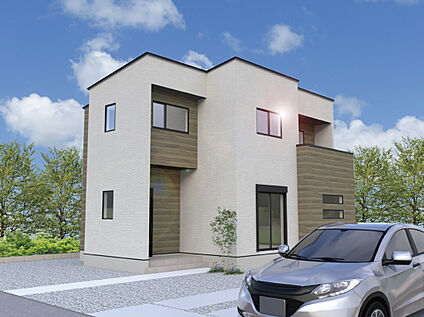 【１号棟　外観】