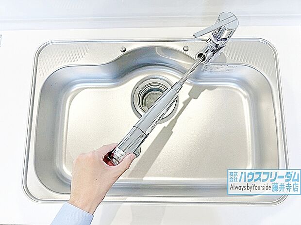 【会話をしながらのお料理は楽しいですね♪　≪3号地≫】広々シンクは使い勝手が良いですよ♪お鍋やフライパンなどもラクラク洗えます♪