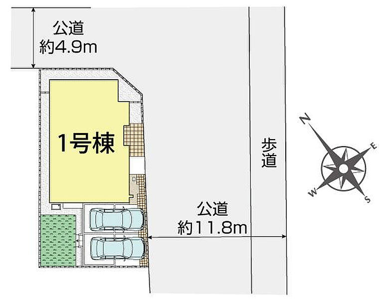 四街道市旭ケ丘3丁目1棟 区画図