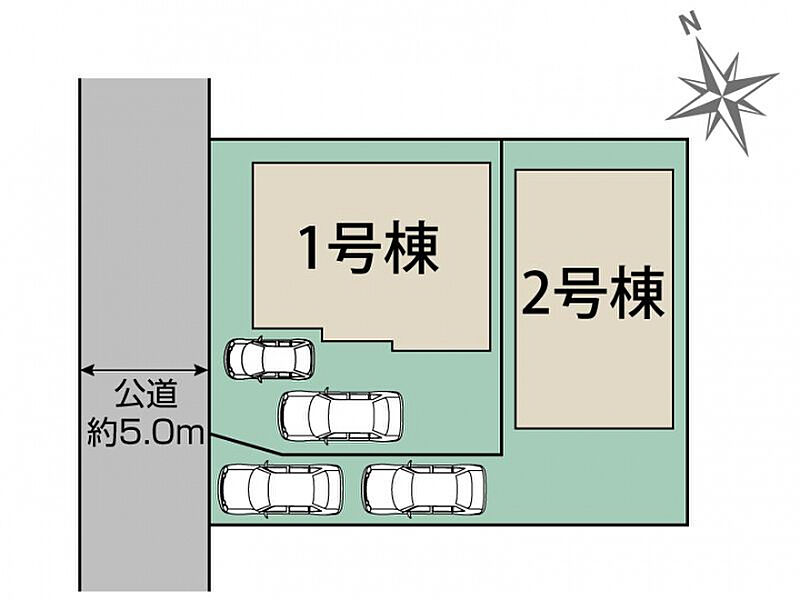 千葉市花見川区こてはし台2丁目2期2棟 区画図