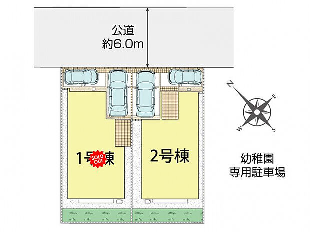 千葉市美浜区真砂4丁目2棟 区画図