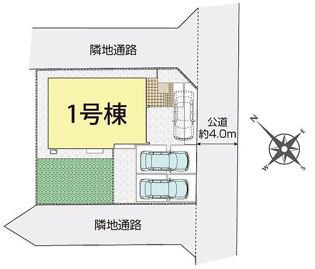 千葉市若葉区若松町1棟 区画図