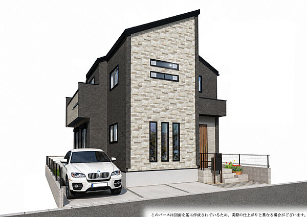 完成予想パース　完成予定パースとなります。仕様等、詳細は東栄住宅　千葉営業所【0120-57-1081】までお問合せください。