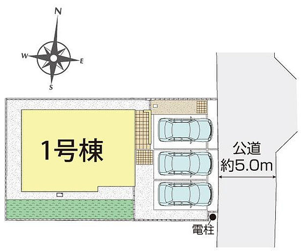 千葉市若葉区桜木北3丁目1棟 区画図