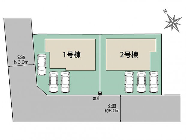 千葉市花見川区横戸台2棟 区画図