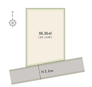 土地面積29坪超の、陽当り良好な南向き分譲地。土地の広さを有効活用した、ゆとりある「4LDK」の建物プラン例有り◎ぜひお問い合わせください。 