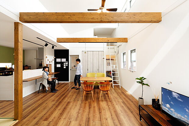 【当社施工事例】暮らしを楽しむアイデアいっぱい！明るい北欧テイストのお家。