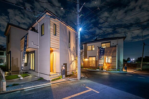 2期・3期外観／エクステリア照明が行き交う人に感動を与え、魅力あふれる第一印象をつくります。