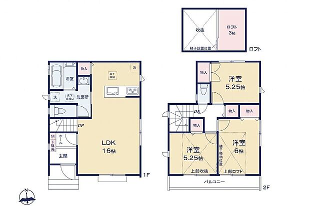 間取図/A号棟