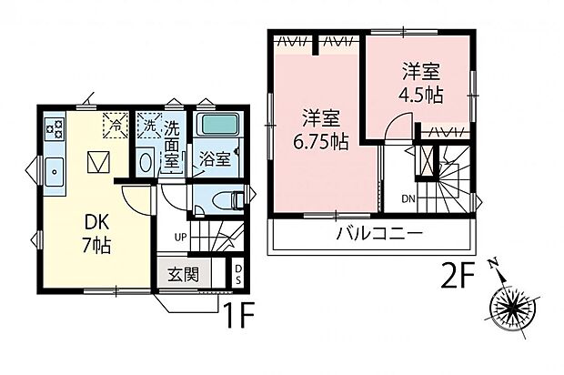 【2DK】間取り図