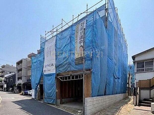 建物外観(2026.6撮影)/建築が進み建物のボリュームも分かるようになりました!