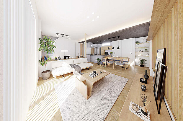 【木と光に包まれた寛ぎのデザイン、3つの個性ある室内空間】
多彩なライフシーンを心地よく満たす3つのプランをご用意しました。素材にこだわり、我が家で過ごす時間を豊かに彩る空間に仕上げています。