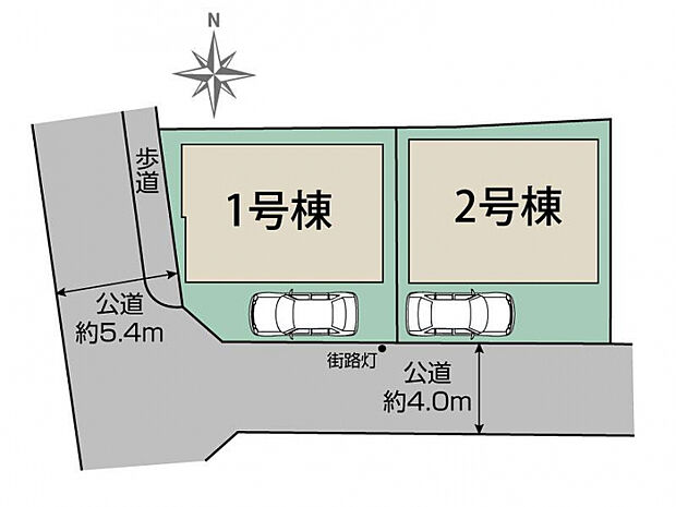 足立区本木西町2棟 区画図