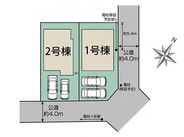 日野市東豊田1丁目2棟 区画図