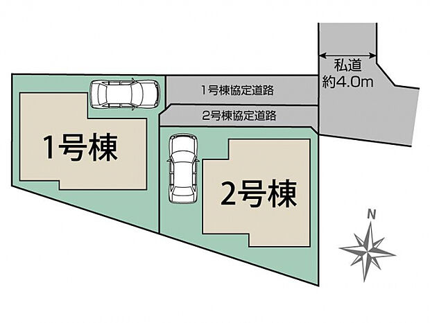 小金井市東町1丁目2棟 区画図