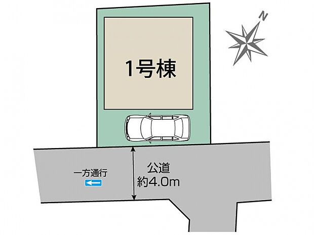 杉並区本天沼1丁目1棟 区画図