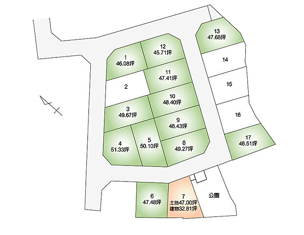 【BV5尾上町今福】区画図