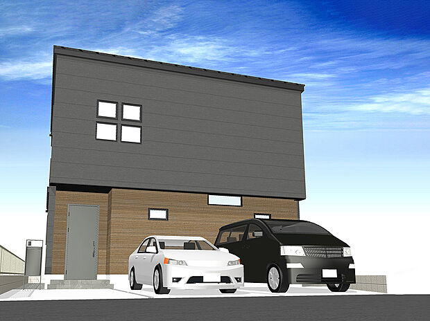 【BV5尾上町今福7号地】完成予想外観パース