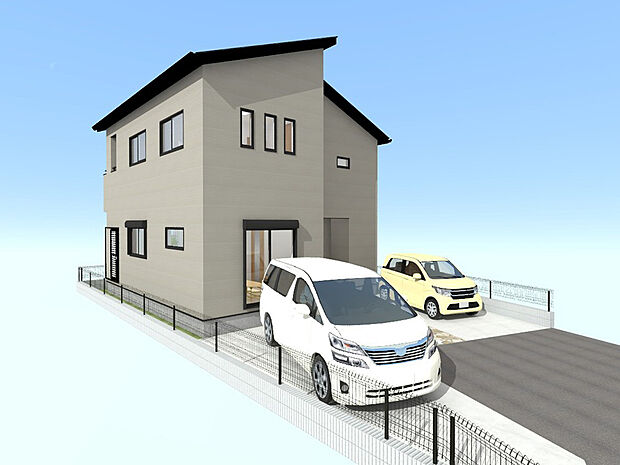 【BV3播磨町二子2号地】完成予想外観パース