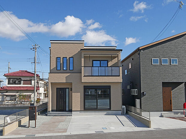 【【BV9梅井】外観施工例】クリエイト施工例。見学可能な建売モデルございます!はじめての見学予約でアマゾンギフトカード3000円分プレゼント!ご利用ください!TEL:0120-31-8848