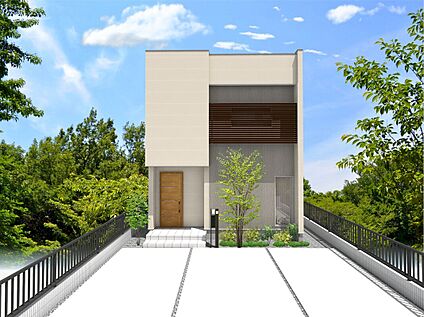 【イーストタウン2米田E号地】完成予想外観パース