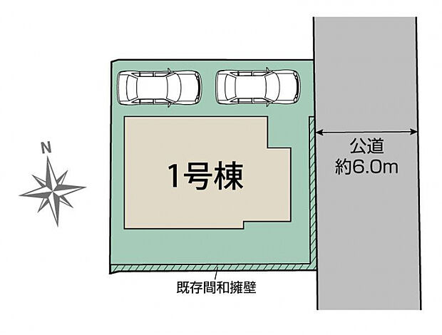 船橋市大穴北2丁目1棟 区画図