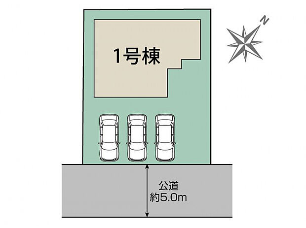 市川市中国分5丁目1棟 区画図