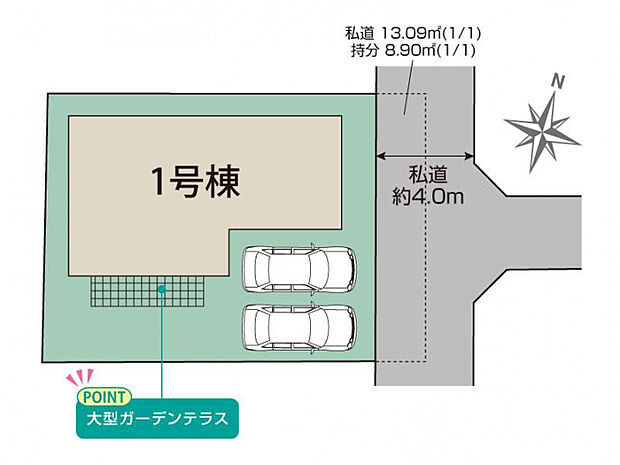 八千代市八千代台東5丁目1棟 区画図
