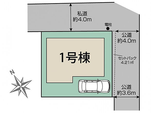 船橋市松が丘5丁目1棟 区画図