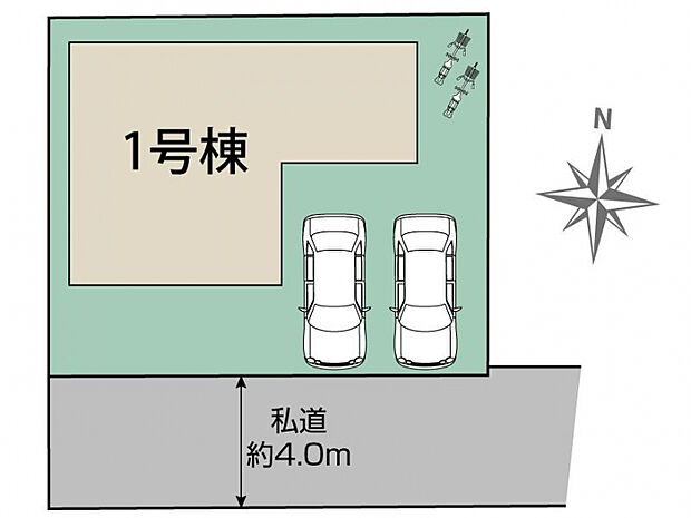習志野市東習志野8丁目1棟 区画図