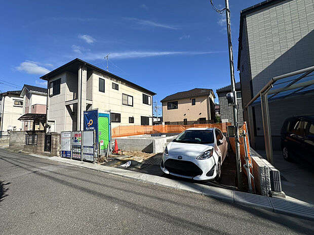 【【現地写真】】暮らしの快適性と住居空間を有効活用した「4LDK」の新築戸建です。ぜひ、お気軽にお問い合せください。