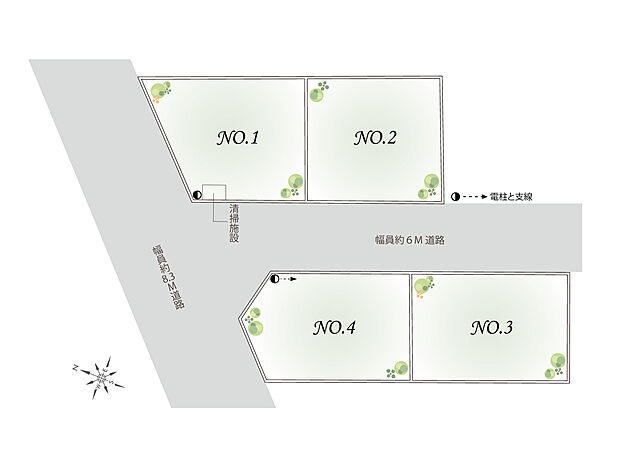 □閑静な住宅街×入曽駅徒歩13分の好立地
