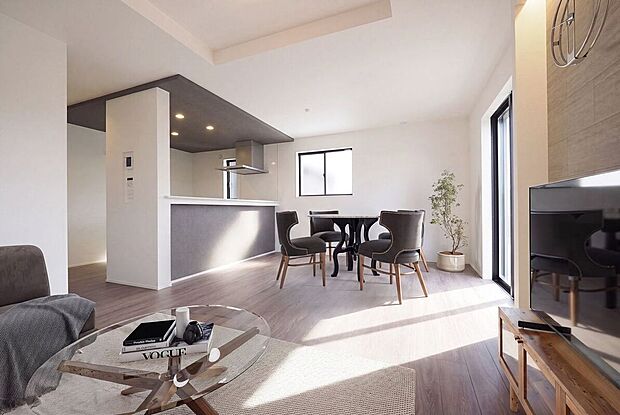 【 内観/6号棟 】■建物完成済みのためいつでもご内見可能です!※家具はCGによるイメージ