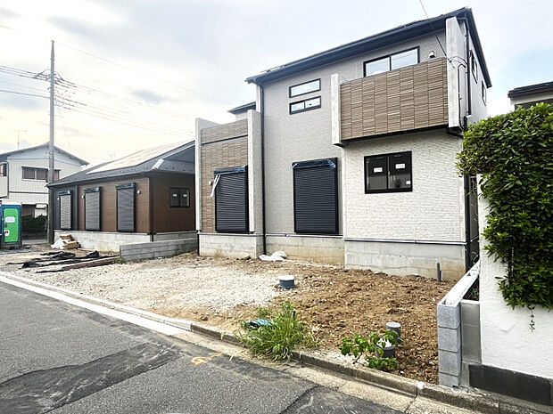 足場解体【2026/8/21撮影】　敷地面積45坪以上・並列3台駐車可能（3号棟）