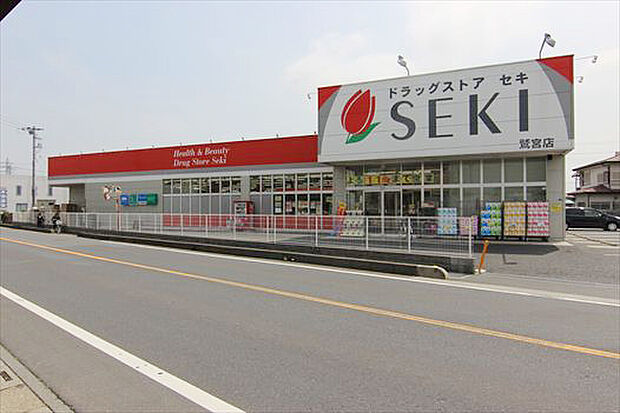 ドラッグストアセキ鷲宮店（約210m）