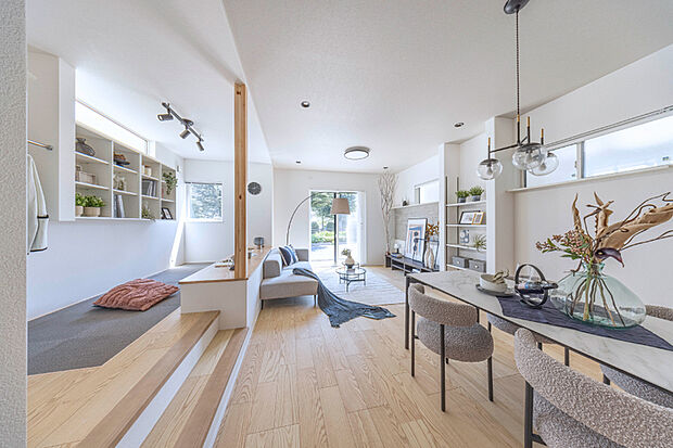 【モデルハウス2号棟】リビング