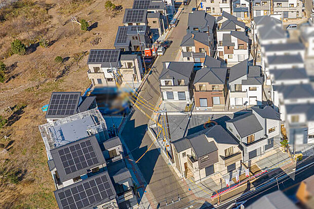 【太陽光パネルを設置したGX志向型住宅】※1・2・4・6・9・10号棟
